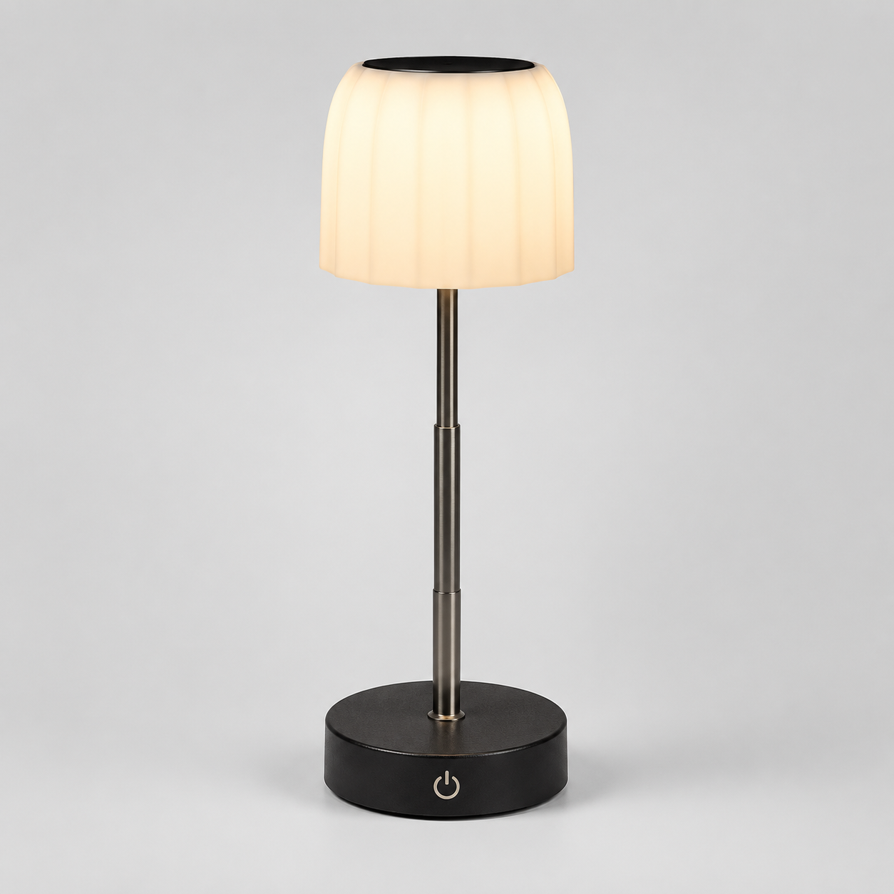 Doctor Lamp Rechargeable Touch Table Lamp Dimmable Adjustable Height Black