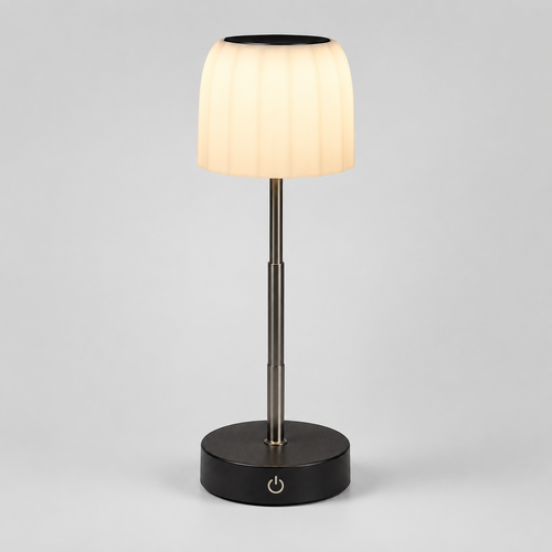 Doctor Lamp Rechargeable Touch Table Lamp Dimmable Adjustable Height Black